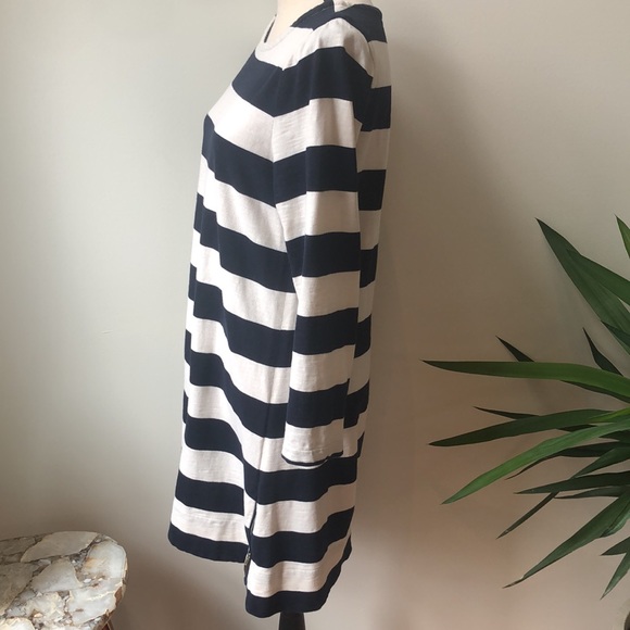 J.Crew Navy Striped Dress - Picture 2 of 5